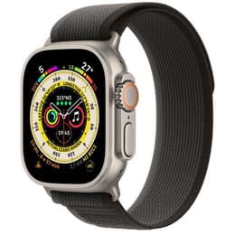 Apple Watch Ultra 2 (2023) GPS + Celular 49 mm - Titânio Titânio natural - Loop Trail Preto