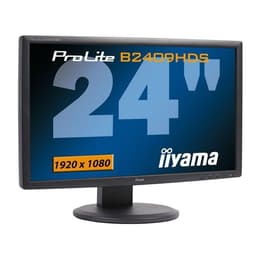 23,6-inch Iiyama ProLite B2409HDS-1 1920 x 1080 LCD Monitor Preto