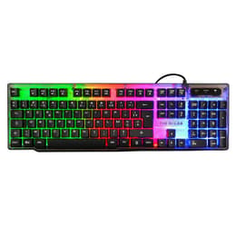 The G-Lab Teclado AZERTY Francês Retro-iluminado Keyz Neon