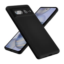 Capa Google Pixel 7 Pro e 2 películas de proteção - Silicone - Preto
