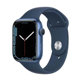 Apple Watch (Series 7) 2021 GPS 45 - Alumínio Azul - Bracelete desportiva Azul