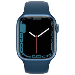 Apple Watch (Series 7) 2021 GPS 41 - Alumínio Azul - Bracelete desportiva Azul