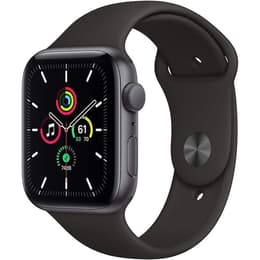 Apple Watch (Series SE) 2022 GPS + Celular 40 - Alumínio Cinzento sideral - Bracelete desportiva Preto