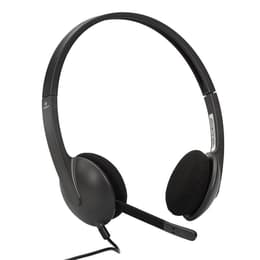 H340 Auscultador- com fios (sector) com microfone - Preto