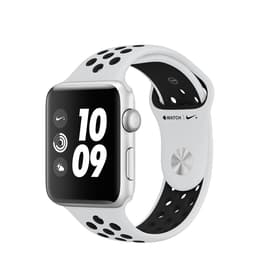 Apple Watch (Series 3) 2017 GPS 42 - Alumínio Prateado - Nike desportiva Branco