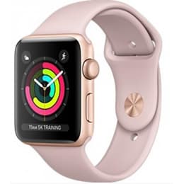 Apple Watch (Series 4) 2018 40 - Alumínio Dourado - Circuito desportivo Rosa