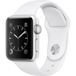 Apple Watch (Series 2) 2016 GPS 42 - Alumínio Prateado - Circuito desportivo Branco