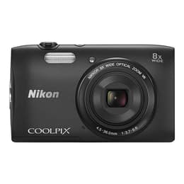 Compacto Coolpix S3600 - Preto + Nikon Nikon Nikkor 25-200 mm f/3.7-6.6 f/3.7-6.6