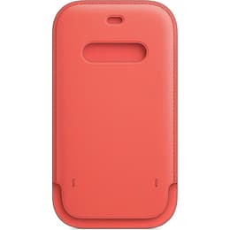 Capa em pele Apple - iPhone 12 mini - Magsafe - Couro Rosa