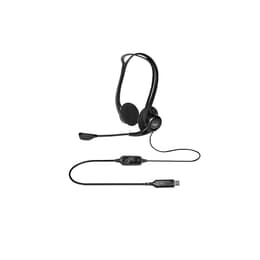 960 Auscultador- com fios (sector) com microfone - Preto