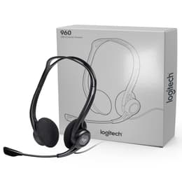 960 Auscultador- com fios (sector) com microfone - Preto