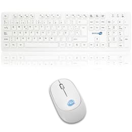 Simpletek Teclado QWERTY Espanhol Sem fios M&K SPAGNOLA Kit Mouse and Keyboard
