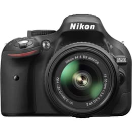 Reflexo D5200 - Preto + Nikon Nikkor AF-S DX 18-55mm f/3.5-5.6 G VR II f/3.5-5.6