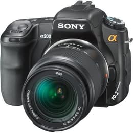 Reflexo Alpha DSLR-A200 - Preto + Sony DT 18-70mm f/3.5-5.6 f/3.5-5.6
