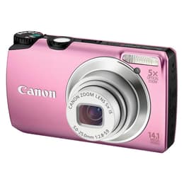 Compacto PowerShot A3200 IS - Rosa + Canon 5X Optical Zoom 28-140mm f/2.8-5.9 f/2.8-5.9