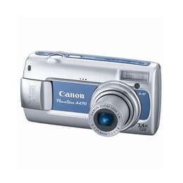 Canon PowerShot A470 - Cinzento + Canon Zoom Lens 3.4x 6,3-21,6mm f/3.0-5.8
