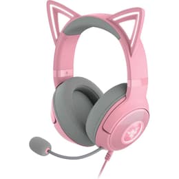 Kraken Kitty V2 jogos Auscultador- com fios (sector) com microfone - Rosa/Cinzento