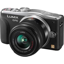 Lumix DMC-GF6 - Preto/Cinzento + Panasonic Lumix G Vario f/3.5-5.6