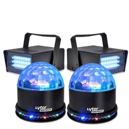 Lytor Pack EFFET FIESTA 2 SUNMAGIC + 2 LED STROBE BLANC Iluminação