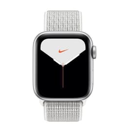 Apple Watch (Series 4) 2018 GPS 44 - Alumínio Prateado - Circuito desportivo Cinzento