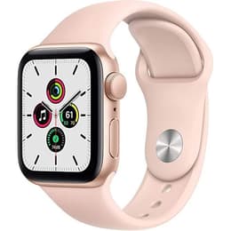 Apple Watch (Series SE) 2020 GPS + Celular 40 - Alumínio Dourado - Bracelete desportiva Rosa (Sand)