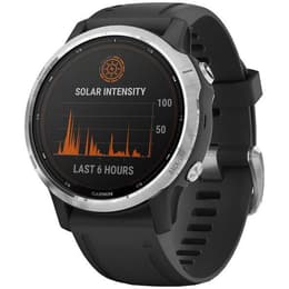 Smart Watch Garmin GPS Fenix 6S Solar - Prateado/Preto