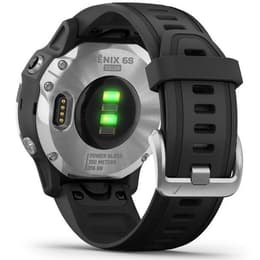 Smart Watch Garmin GPS Fenix 6S Solar - Prateado/Preto