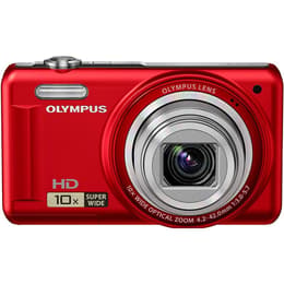 Compacto VR-310 - Vermelho + Olympus Wide Optical Zoom 24-240 mm f/3-5.7 f/3-5.7