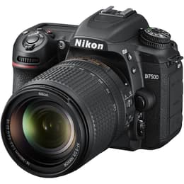 Reflexo D7500 - Preto + Nikkor Nikon AF-S VR Nikkor DX 18-200mm f/3.5-5.6G II ED f/3.5-5.6