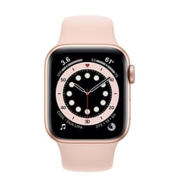 Apple Watch (Series 6) 2020 GPS + Celular 40 - Alumínio Dourado - Bracelete desportiva Rosa