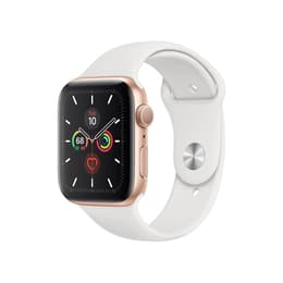 Apple Watch (Series 5) 2019 GPS 40 - Alumínio Dourado - Circuito desportivo Branco