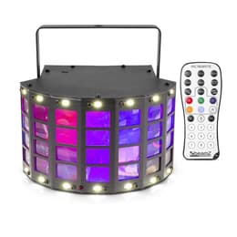 Lytor Lot de 4 jeux de lumière effet 2 DERBY à 4 LEDs RGBW + Etriers fixations + 2 Astro SUNMAGIC RVB Iluminação