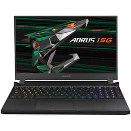 Gigabyte Aorus 15G XC-8FR2430SH 15"-inch - Core i7-10870H - 32GB - SSD 512 GB Nvidia GeForce RTX 3070 AZERTY - Francês