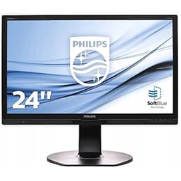 24-inch Philips 241P6E 1920 x 1080 LED Monitor Preto