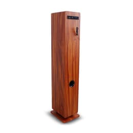 Inovalley Woodtower Bluetooth Speakers - Castanho