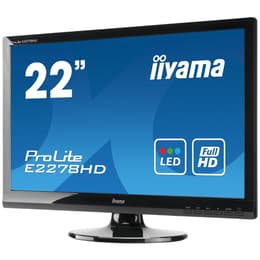 22-inch Iiyama ProLite E2278HD 1920 x 1080 LED Monitor Preto
