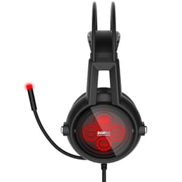 G95X jogos Auscultador- com fios com microfone - Preto