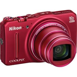 Compacto Coolpix S9700 - Vermelho + Nikon Nikkor 30X Wide Optical Zoom ED VR 25-750mm f/3.7-6.4 f/3.7-6.4