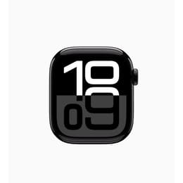 Apple Watch Series 10 (2024) GPS 46 mm - Alumínio Preto brilhante - Sem pulseira Sem pulseira