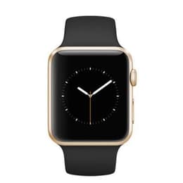 Apple Watch (Series 3) 2017 GPS + Celular 38 - Alumínio Dourado - Circuito desportivo Preto