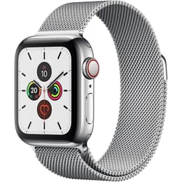 Apple Watch (Series 5) 2019 GPS + Celular 40 - Aço inoxidável Prateado - Milanese Prateado