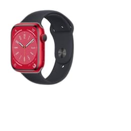 Apple Watch (Series 8) 2022 GPS 41 - Alumínio Vermelho - Bracelete desportiva Preto