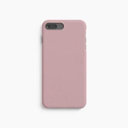 Capa iPhone 7 Plus/8 Plus - Material natural - Rosa