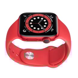 Apple Watch Series 6 (2020) GPS 40 mm - Alumínio Vermelho - Bracelete desportiva Vermelho