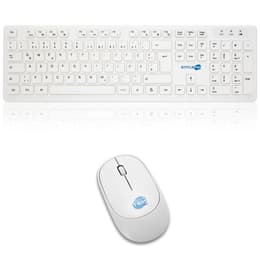 Simpletek Teclado QWERTZ Alemão Sem fios M&K TEDESCA Kit Mouse and Keyboard