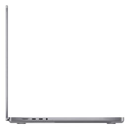 MacBook Pro 16" (2021) - M1 Max da Apple com CPU 10‑core e GPU 24-Core - 64GB RAM - SSD 1000GB - Ecrã padrão - QWERTY - Espanhol