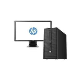 Hp EliteDesk 800 G1 SFF 22" Core i5 3,2 GHz - HDD 500 GB - 4 GB QWERTY