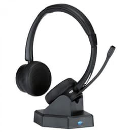 ProXtend Sonnet Duo PX-HSUSB101 - USB Cable, Charging station redutor de ruído jogos Auscultador- wireless com microfone - Preto