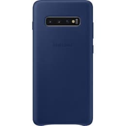 Capa Galaxy S10+ - Couro - Azul