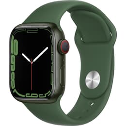 Apple Watch (Series 7) 2021 GPS + Celular 41 - Alumínio Verde - Bracelete desportiva Verde